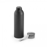 Botella de aluminio antifugas con asa de silicona 660ml Alu Cool color negro