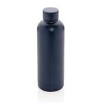 Botella de acero inoxidable con goma color azul oscuro 5