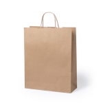 Bolsas kraft personalizadas grandes color natural 115 g/m2 Craft large color natural primera vista