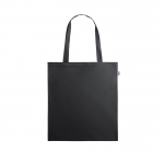 Bolsa reciclada con asas largas para la compra de RPET Convert color negro