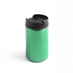 Taza térmica promocional de acero color verde 3