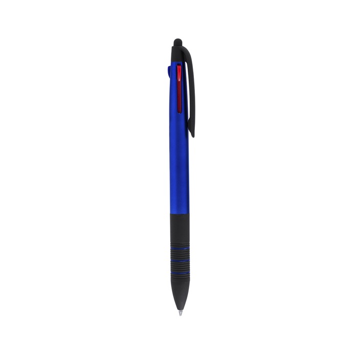 Bolígrafos de merchandising baratos tinta de 3 colores Multicolor color azul primera vista Bolígrafos de merchandising baratos tinta de 3 colores Multicolor color azul primera vista