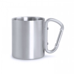 Tazas metálicas con asa de mosquetón 6