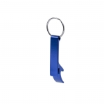 Llavero abridor personalizado de aluminio color azul 2