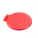 Espejo personalizado barato plegable para maquillaje Singleview color rojo