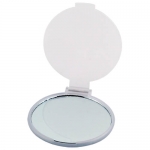 Espejo personalizado barato plegable para maquillaje Singleview color blanco