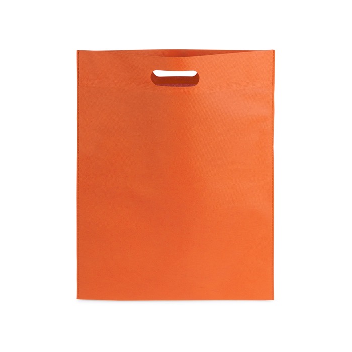 Bolsas de propaganda non-woven en colores vivos 80 g/m2 Gallery color naranja primera vista