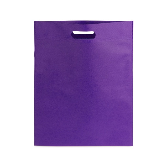 Bolsas de propaganda non-woven en colores vivos 80 g/m2 Gallery color violeta primera vista