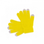 Guantes táctiles para móviles baratos Touch color amarillo primera vista