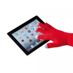 Guantes táctiles para móviles baratos Touch color rojo