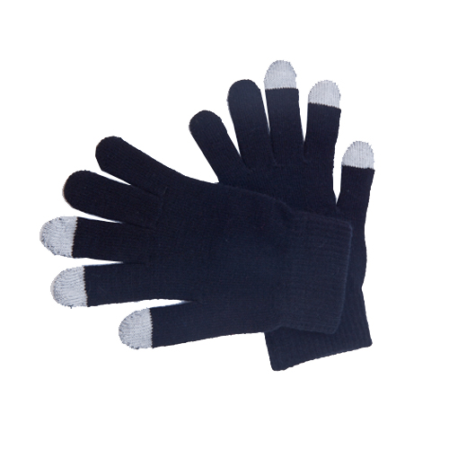 Guantes táctiles para móviles baratos Touch color negro