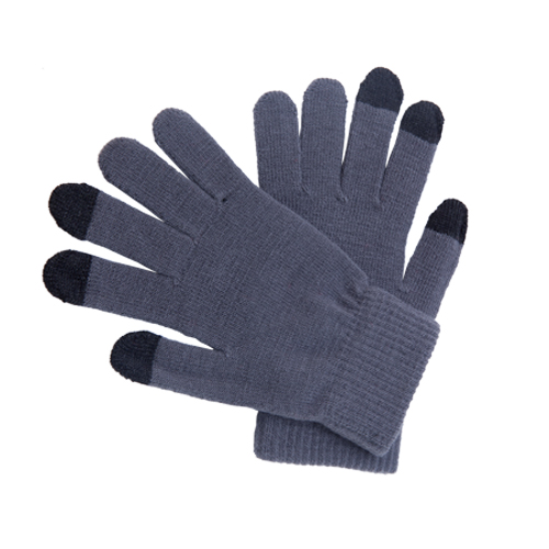 Guantes táctiles para móviles baratos Touch color gris