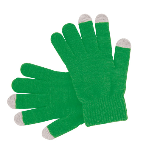 Guantes táctiles para móviles baratos Touch color verde