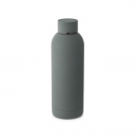 Botella termo de acero inoxidable con acabado mate 500ml Spring color gris oscuro