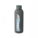 Botella termo de acero inoxidable con acabado mate 500ml Spring color gris oscuro quinta vista