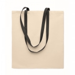 Bolsas baratas personalizadas de algodón color negro 5