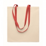 Bolsas baratas personalizadas de algodón color rojo 1