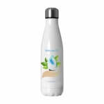 Botellas térmicas personalizadas con imagen color blanco 1
