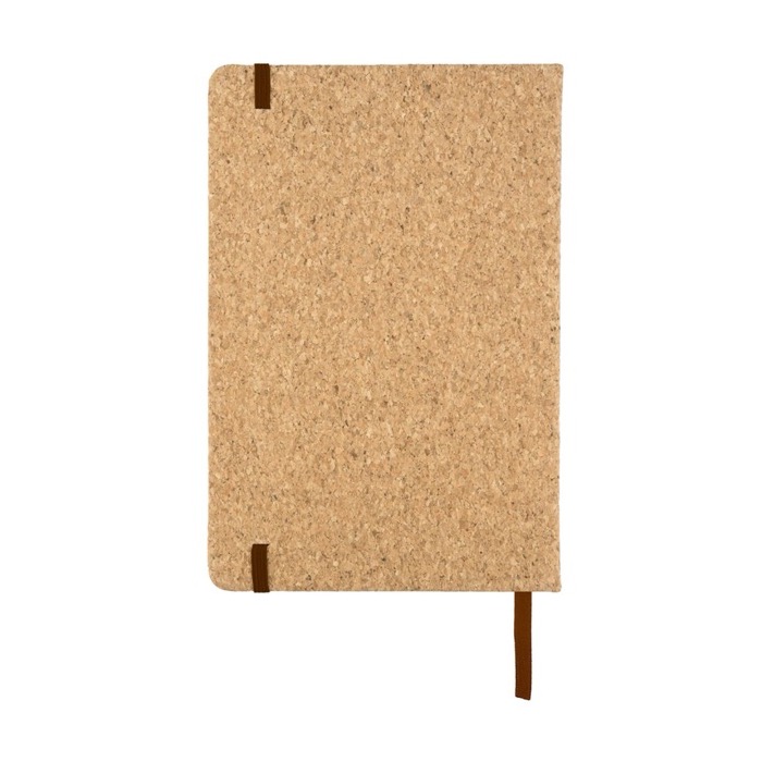 Libretas con tapas duras de corcho A5 hojas a rayas Basic Cork primera vista