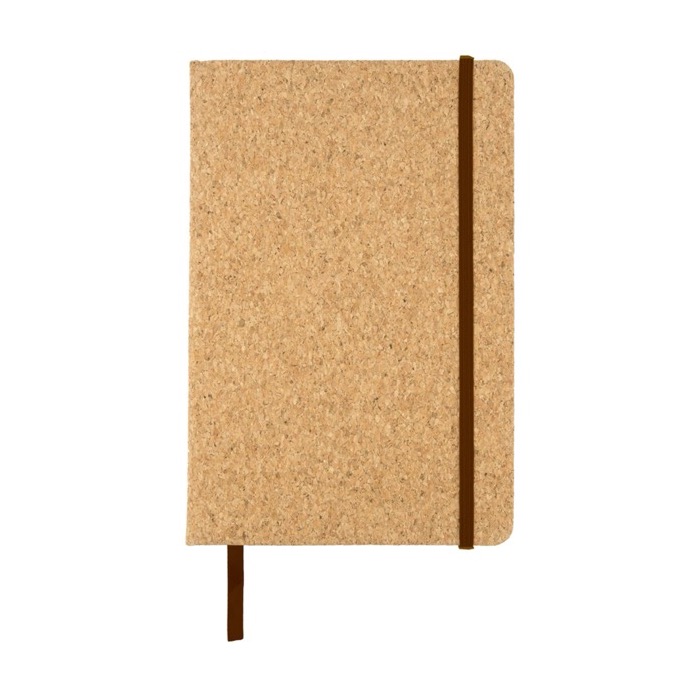 Libretas con tapas duras de corcho A5 hojas a rayas Basic Cork