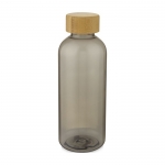 Botellas personalizadas hechas de plástico reciclado 650ml RPET Nature color negro