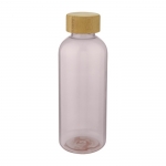 Botellas personalizadas hechas de plástico reciclado 650ml RPET Nature color rosa