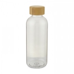 Botellas personalizadas hechas de plástico reciclado 650ml RPET Nature color transparente