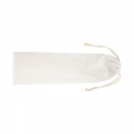 2 utensilios de cocina de bambú para ensalada con bolsa Bamboo color natural segunda vista frontal