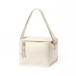 Bolsa térmica de algodón con capacidad de 3L, 280 g/m2 Small Cotton color beige segunda vista