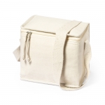 Bolsa térmica de algodón con capacidad de 3L, 280 g/m2 Small Cotton color beige tercera vista