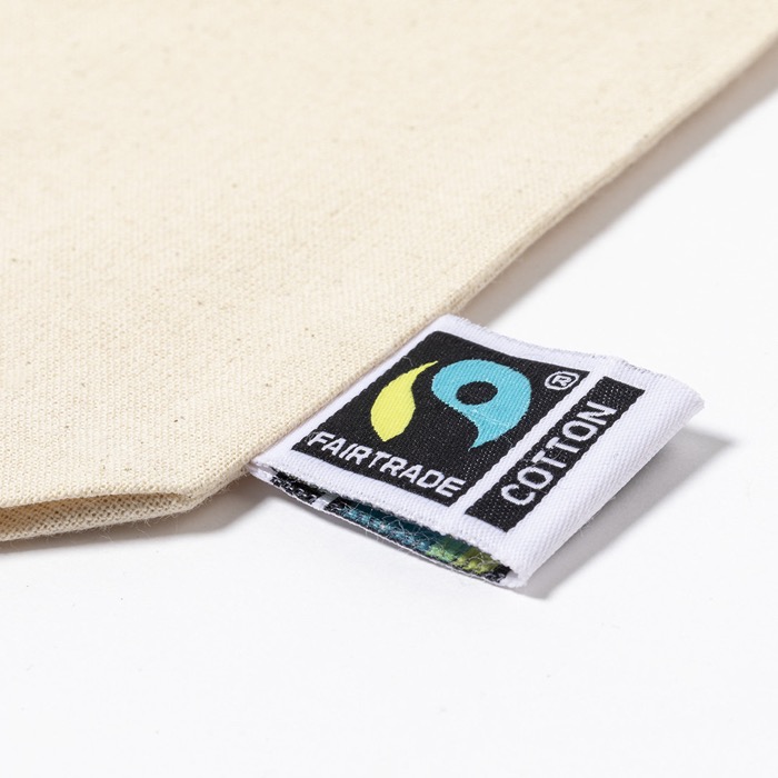 Neceser de algodón de comercio justo 180 g/m2 Thin Fairtrade segunda vista Neceser de algodón de comercio justo 180 g/m2 Thin Fairtrade segunda vista