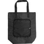 Bolsa nevera personalizada barata de poliéster 210T Fresh color negro primera vista