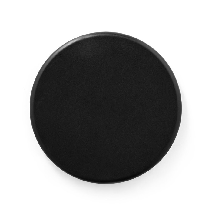 Cargador inalámbrico de ABS reciclado superrápido de 10W color negro primera vista Cargador inalámbrico de ABS reciclado superrápido de 10W color negro primera vista