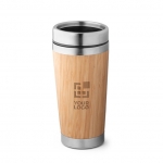 Tazas térmicas personalizadas de acero y bambú 500ml Bamboo vista principal