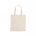 Bolsas en algodón con base de corcho y asas largas 160 g/m2 Corizza color beige tercera vista