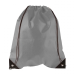 Mochila de cuerdas no tejida 80 g/m2 color gris 7