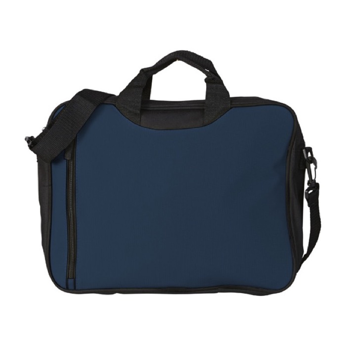 Portadocumentos para empresas con asa y bandolera Congress color azul primera vista