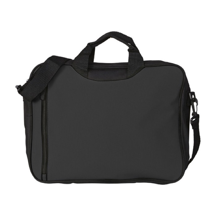 Portadocumentos para empresas con asa y bandolera Congress color negro primera vista