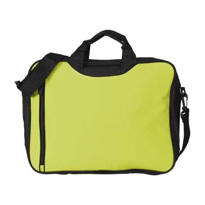 Portadocumentos para empresas con asa y bandolera Congress color verde claro primera vista