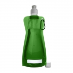 Botellas de agua publicitarias plegables baratas 420ml Rebel color verde primera vista