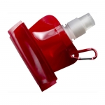 Botellas de agua publicitarias plegables baratas 420ml Rebel color rojo segunda vista