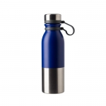 Botella termo personalizada antigoteo bicolor 600ml DoubleTwist color azul primera vista