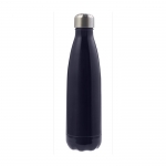 Botella de acero inoxidable aislada al vacío color azul 4
