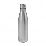 Botella de acero aislada al vacío con tapón metálico 500ml Satin color plateado segunda vista