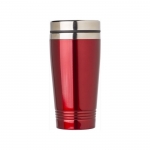 Taza Termo Alu Color 450ml color rojo primera vista