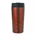Taza con función termo y forma geométrica 300ml Trilliant Colors color rojo cuarta vista