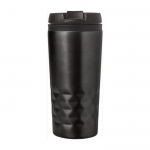 Taza con función termo y forma geométrica 300ml Trilliant Colors color negro segunda vista