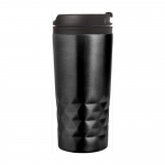 Taza con función termo y forma geométrica 300ml Trilliant Colors color negro tercera vista
