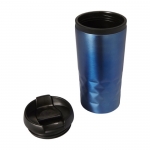 Taza con función termo y forma geométrica 300ml Trilliant Colors color azul décima vista