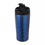 Taza con función termo y forma geométrica 300ml Trilliant Colors color azul duodécima vista